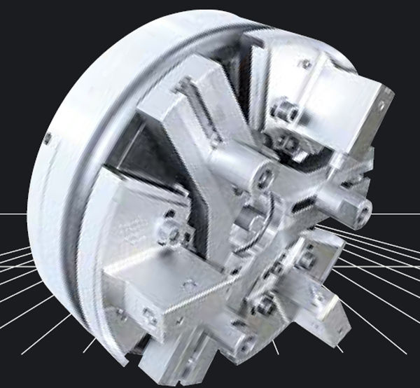 Diaphragm chuck / turning / 6jaw / automatic clamping RITM Industry