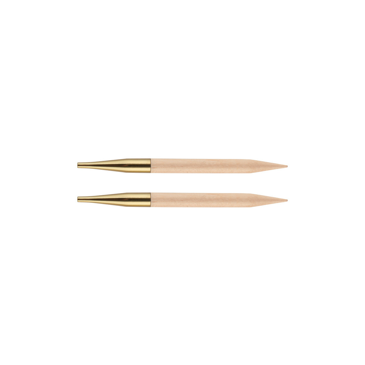 KnitPro Basix Birch Short Interchangeable Circular Needles Birch 9cm 4