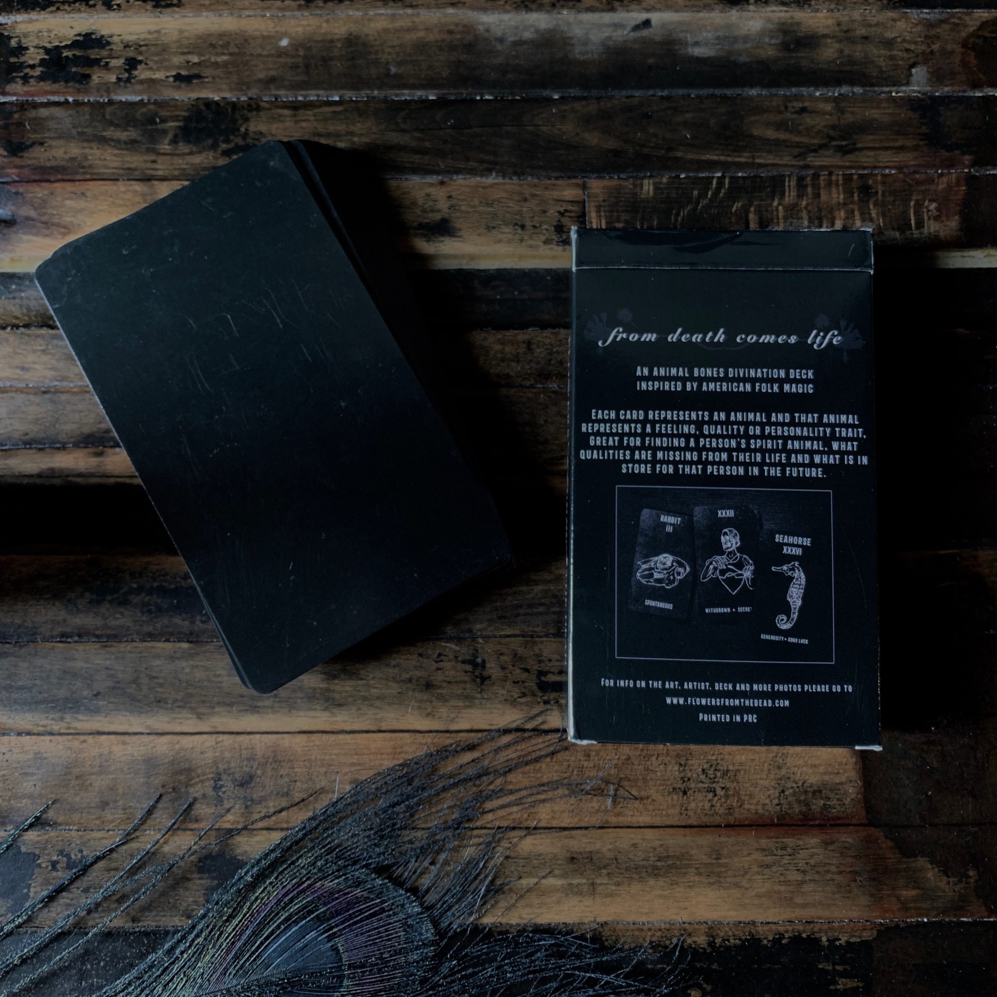 Flowers From the Dead Oracle Deck. RitualCravt