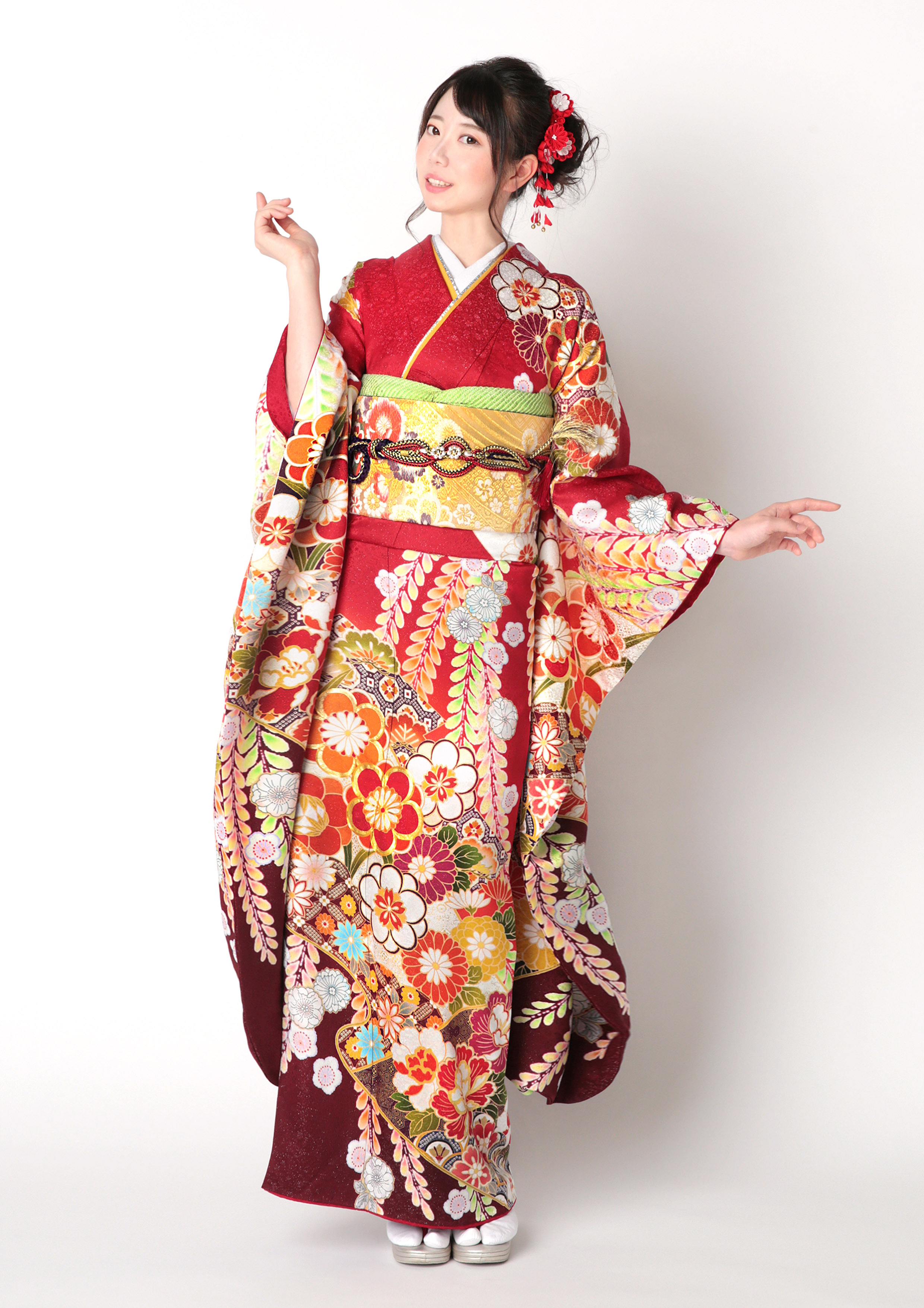 赤振袖のいろは 【振袖】 フォトスタジオリッツ [Studio Ritz]