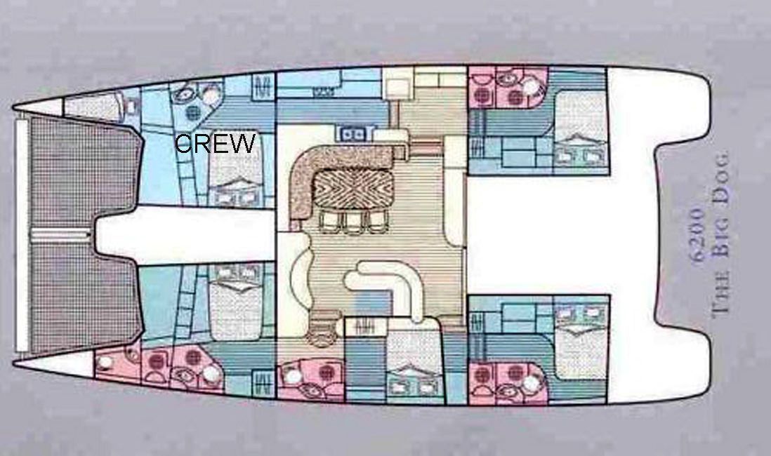 THE BIG DOG YACHT CHARTER CATAMARAN Ritzy Charters