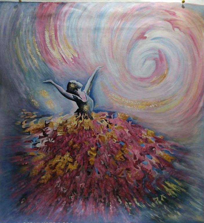 Acrylic painting for wall décor Ritzy fine arts