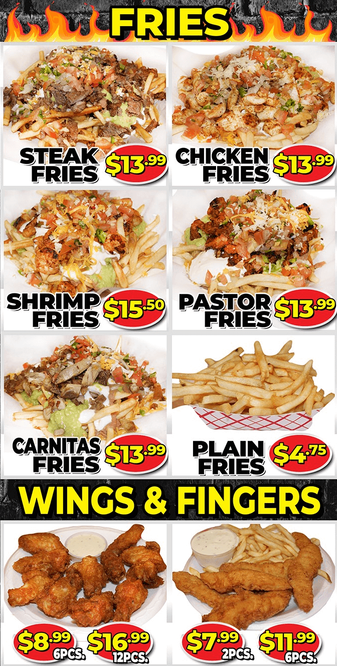 Menu Rivas Mexican Grill Las Vegas