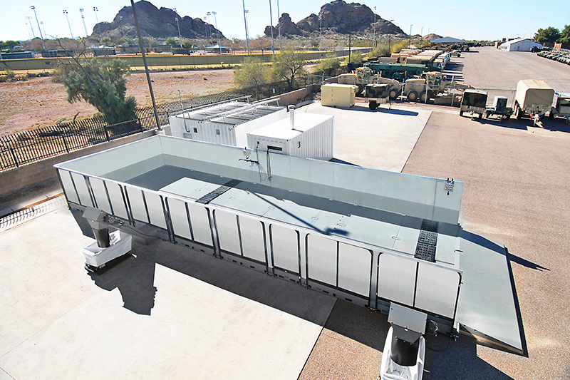 Heavy Duty Wash Racks, Nomad Self Contained Racks