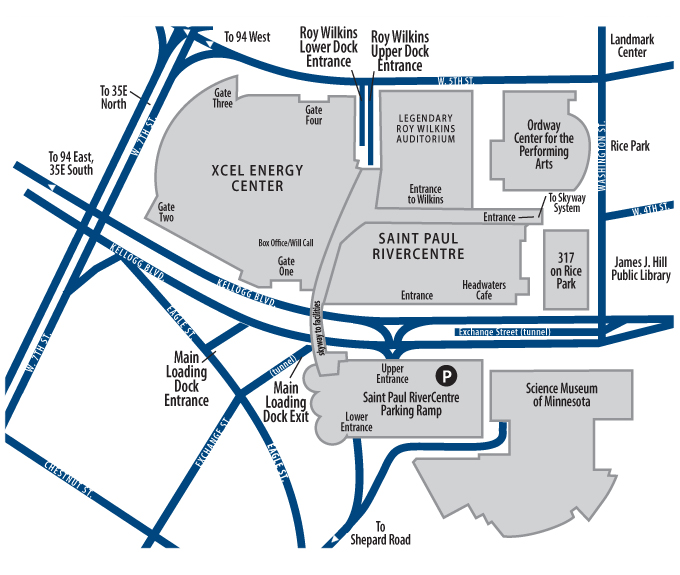 Loading Dock Saint Paul RiverCentre