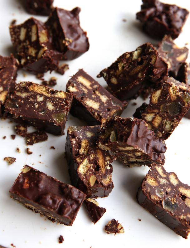 Chocolate, ginger, digestives River Cottage