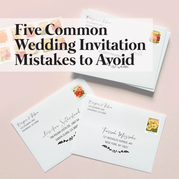 5 Common Wedding Invitation Mistakes To Avoid - Rivercrest Weddings - Montgomery County, Chester County & Philadelphia's Premier Wedding Venue.