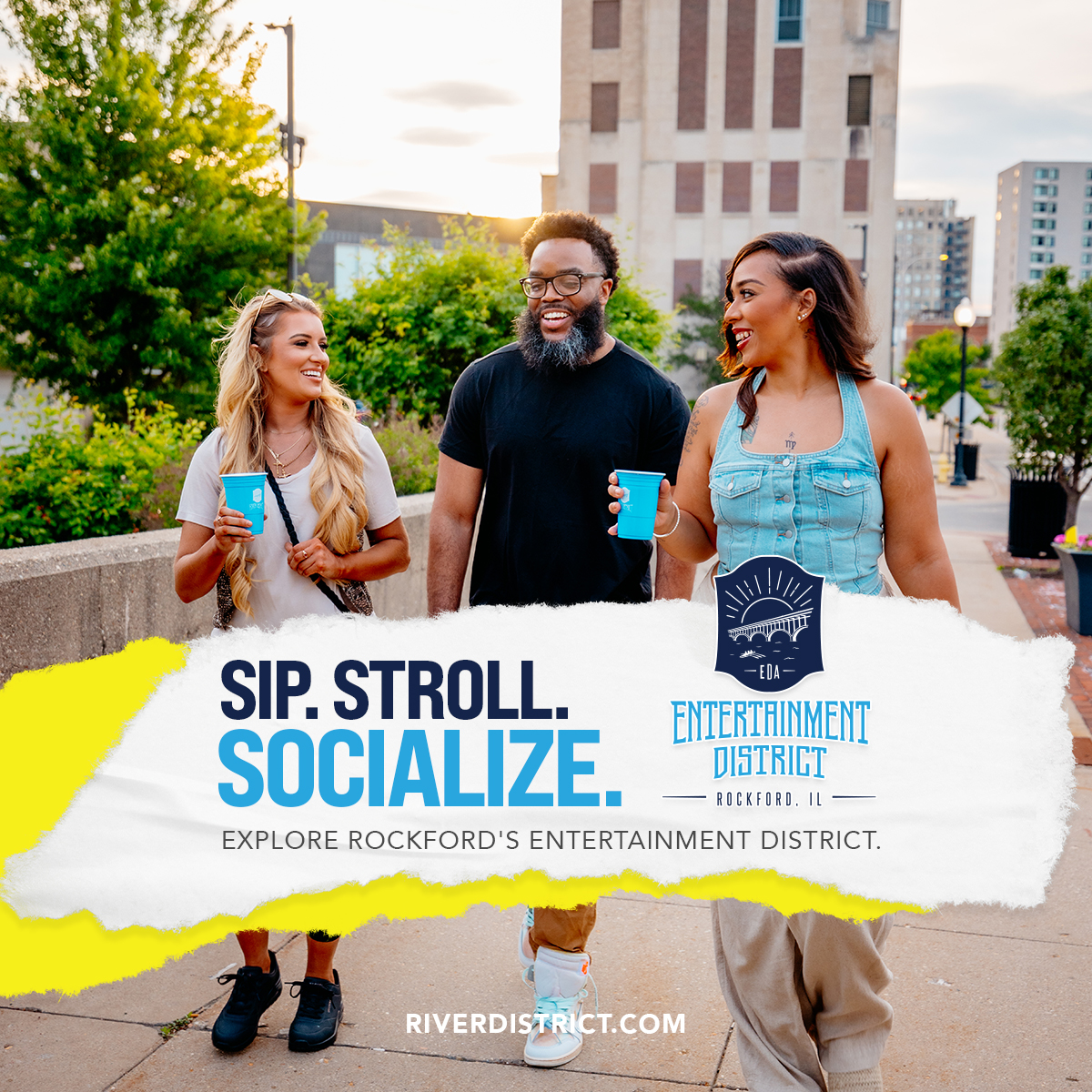 Downtown Rockford Entertainment District Rockford River District