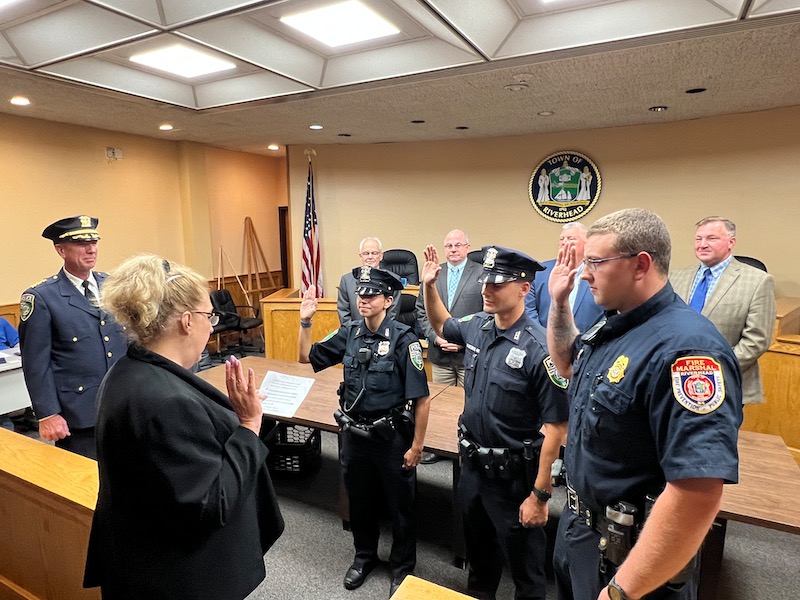 Sean Walter sworn in as Riverhead town justice RiverheadLOCAL