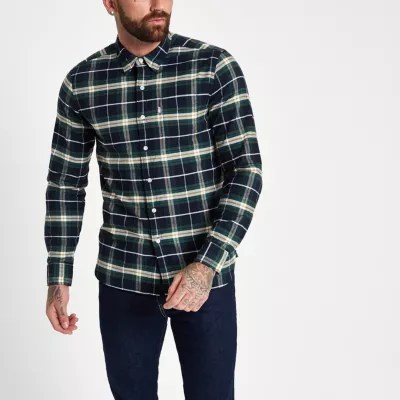Levi’s green check shirt Long Sleeve Shirts Shirts men