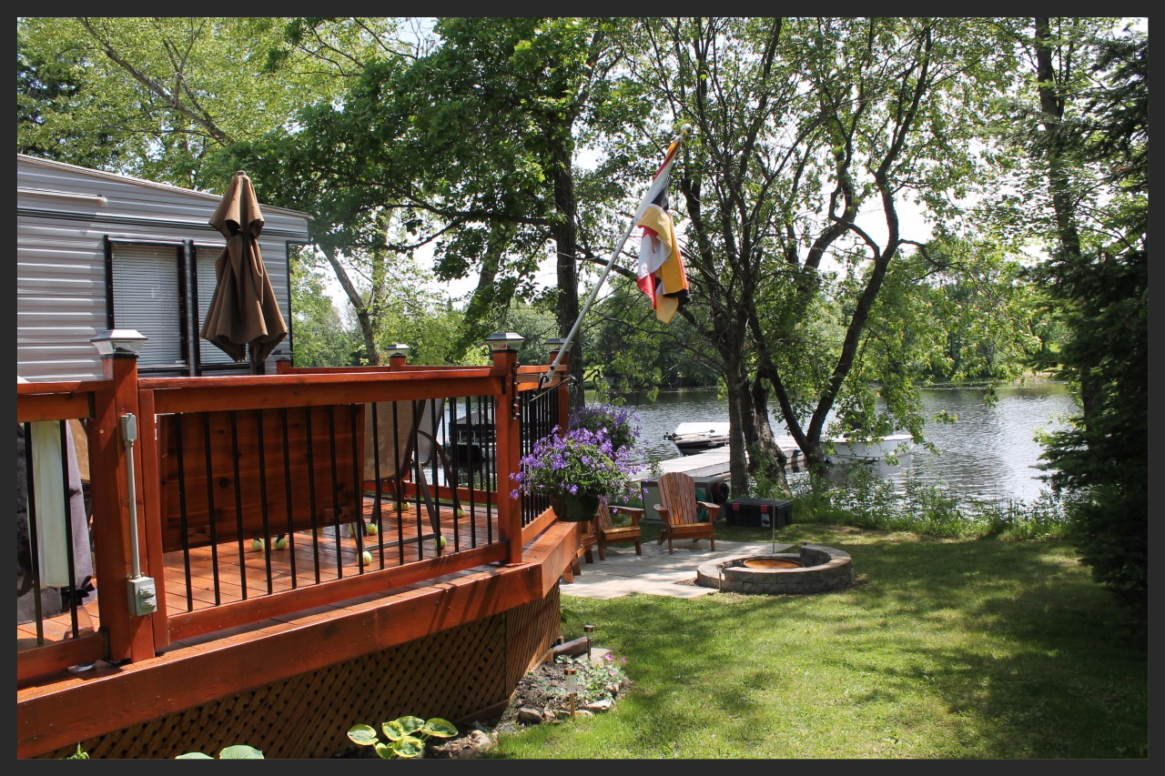 Riverlake Cottages and Campground Mckellar ontario lake manitouwabing