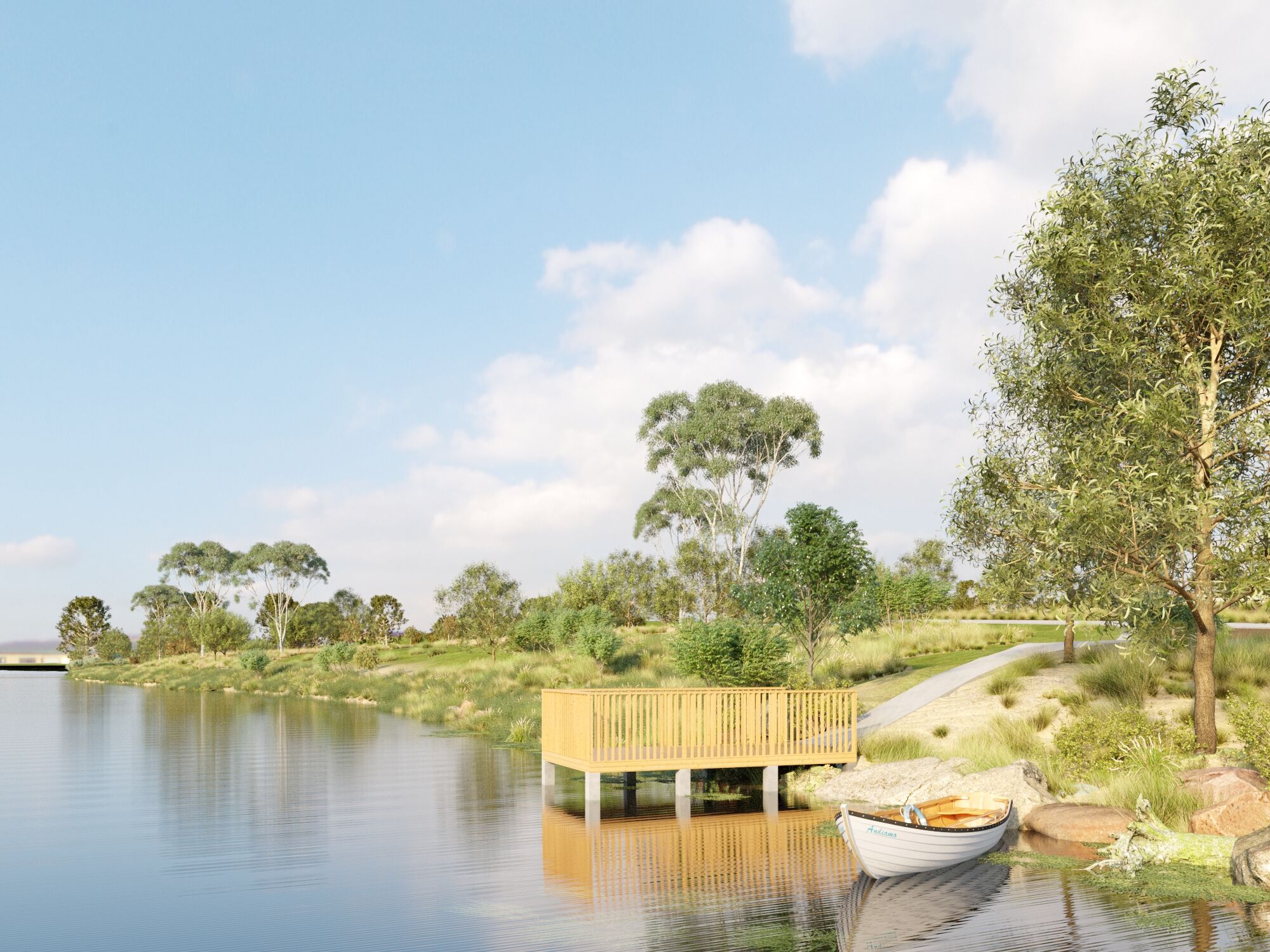 Riverland Estate and the Merri River Riverland Estate on the Merri at