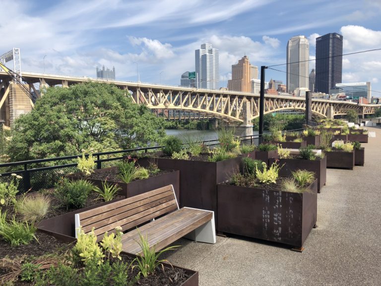 The Highline is Pittsburgh's new elevated riverfront green space on the