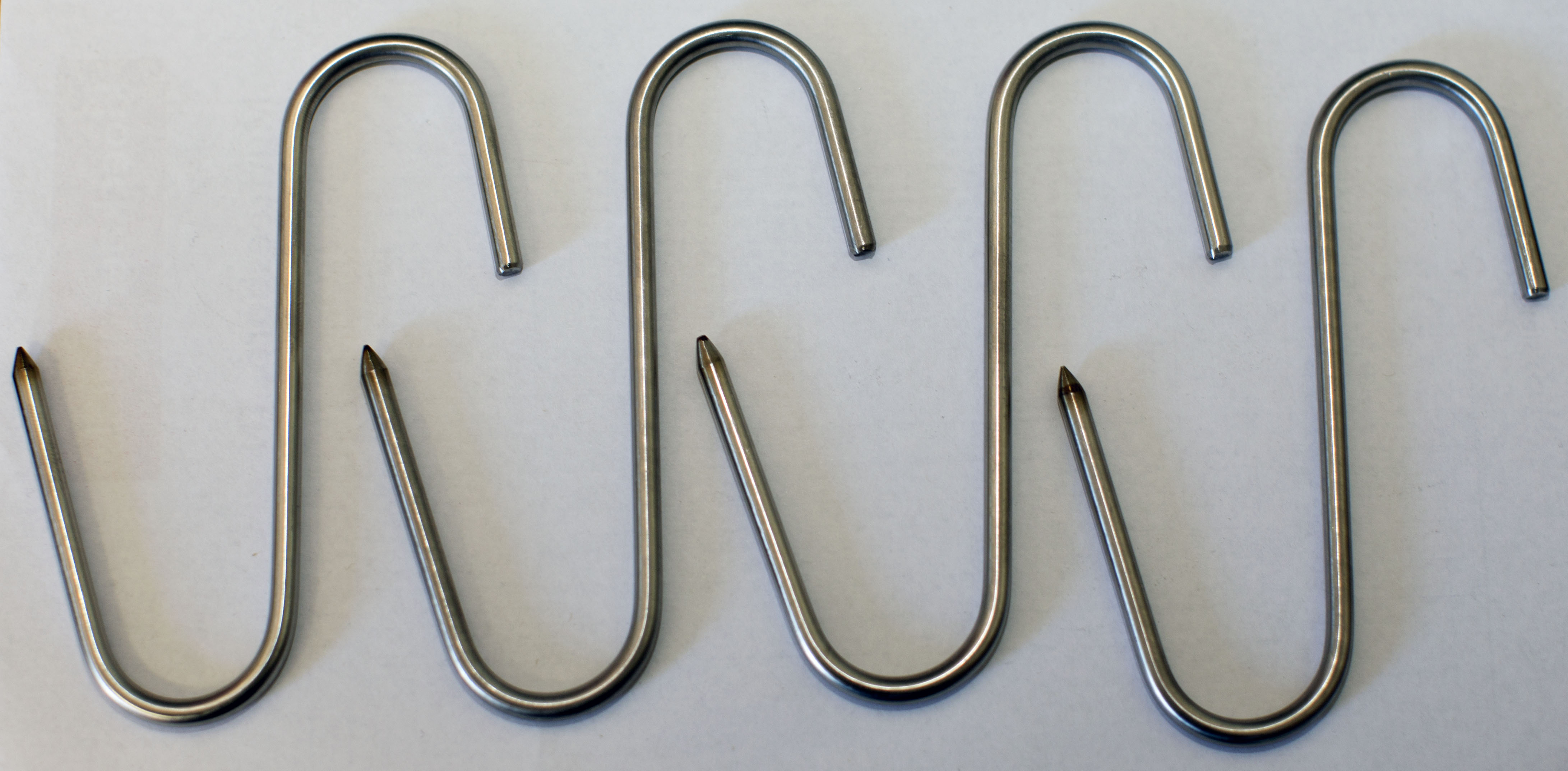 Meat Hooks, Pot Hooks, 5 Inch, Pack of 4 Pieces RiversEdge Products