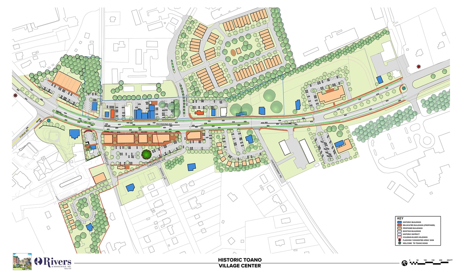 Projects Historic Toano Village Center Plan