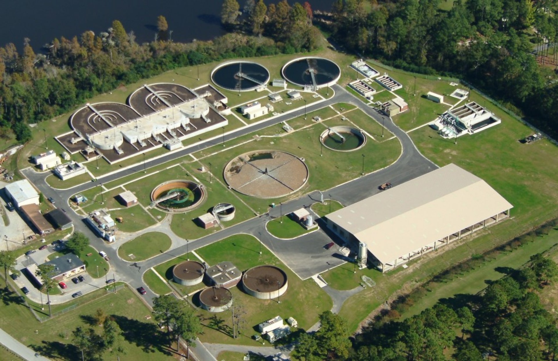 Projects New Bern Wastewater Treatment Plant