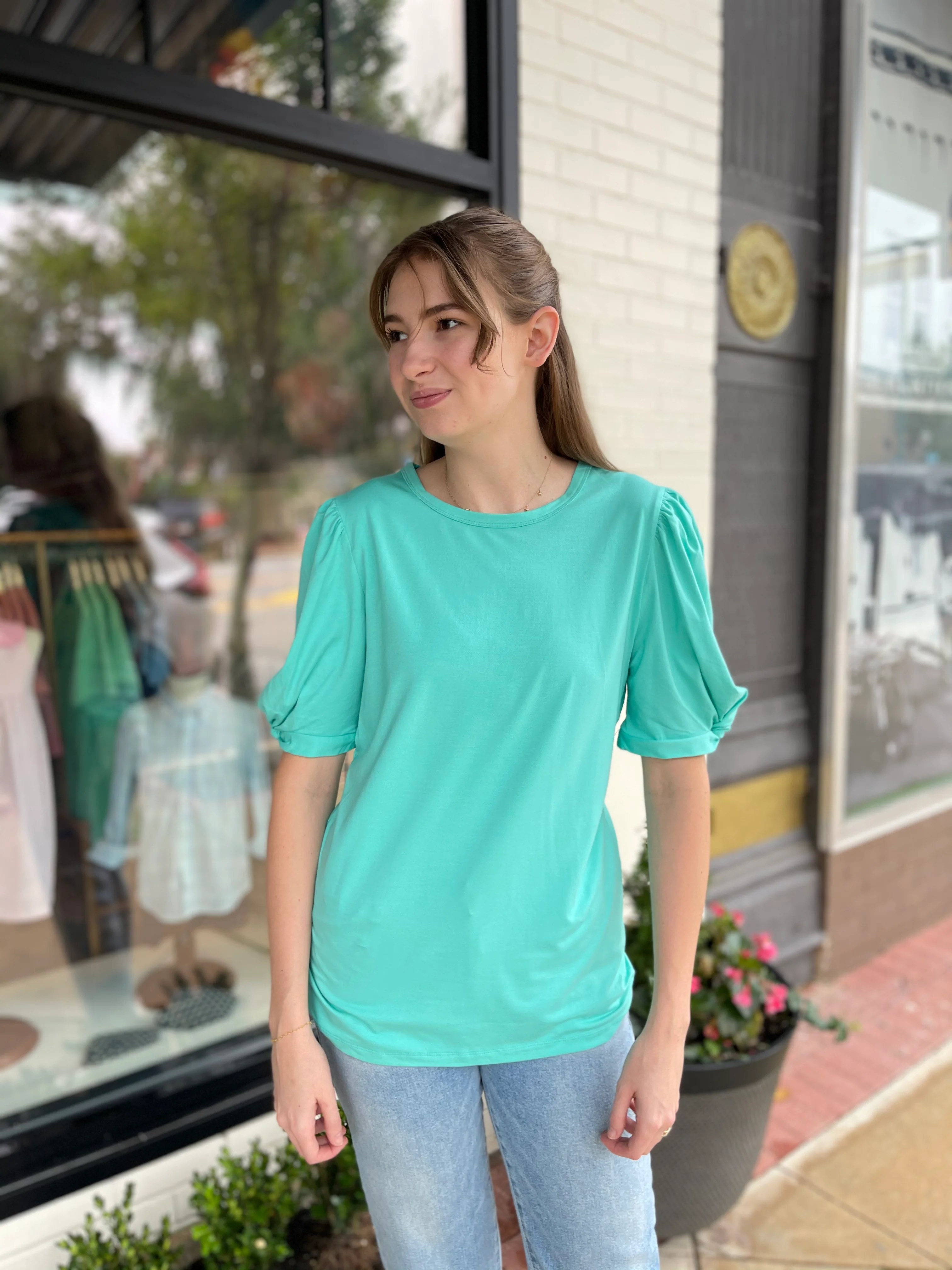 The Blakeley Top Teal *Final Sale*