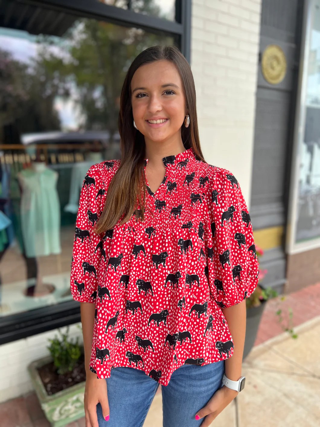 The Jona Top Walk This Way Red Rivers & Bridge Clothing Company