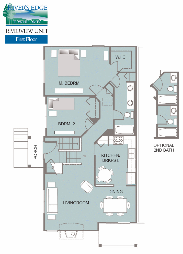 Rivers Edge Townhomes & Townhouses in St Joseph Michigan