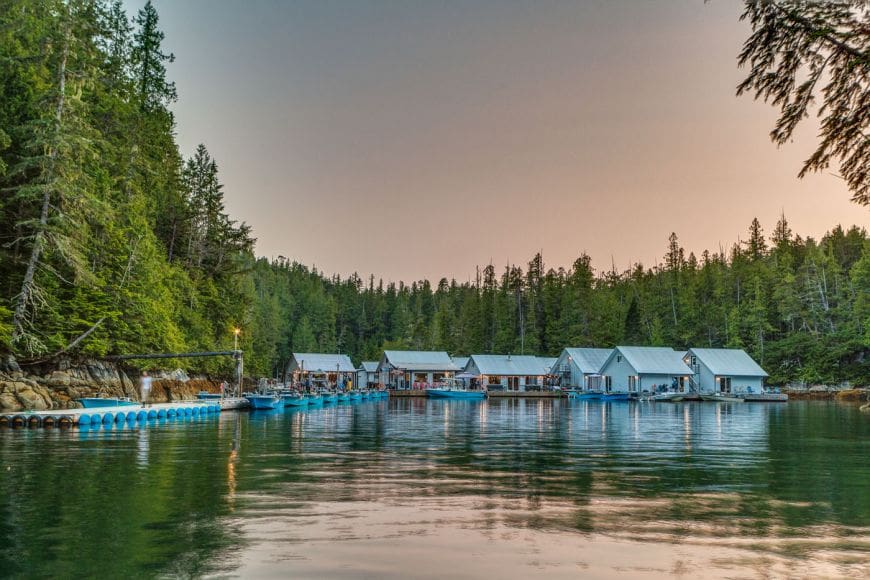 Trophy Salmon Fishing at Rivers Inlet Sportsman’s Club