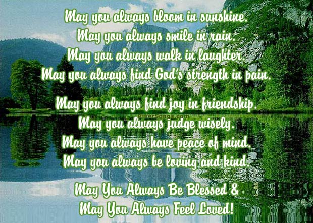May You Always Be Blessed & Loved Card RiverSongs Ecards