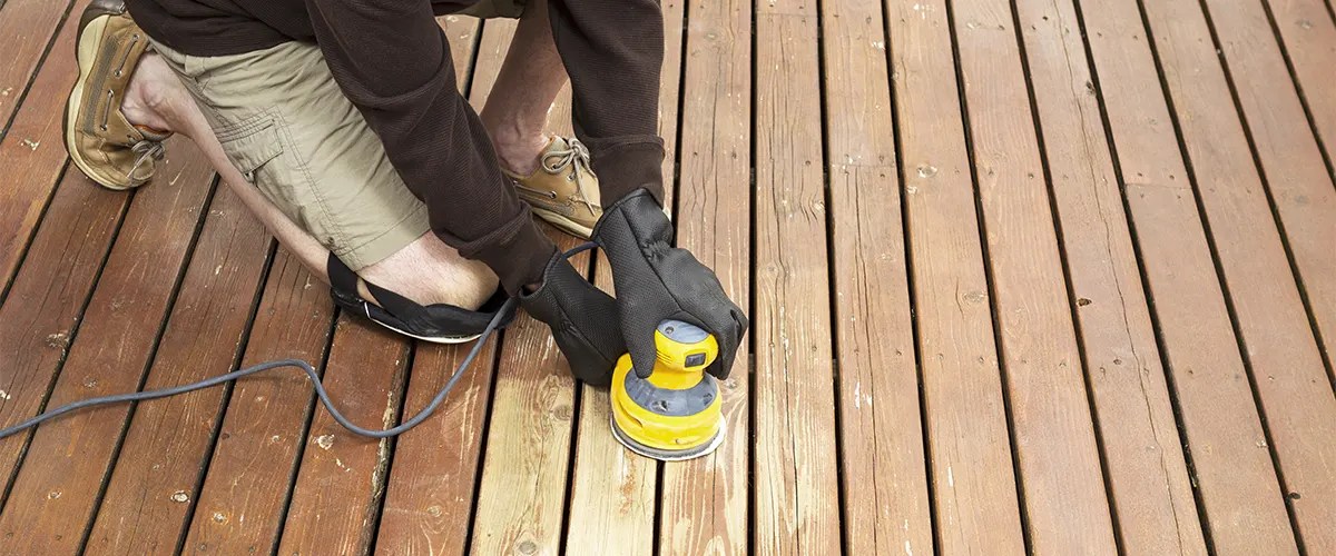 A Quick Guide To Sanding A Deck Riverview Decks