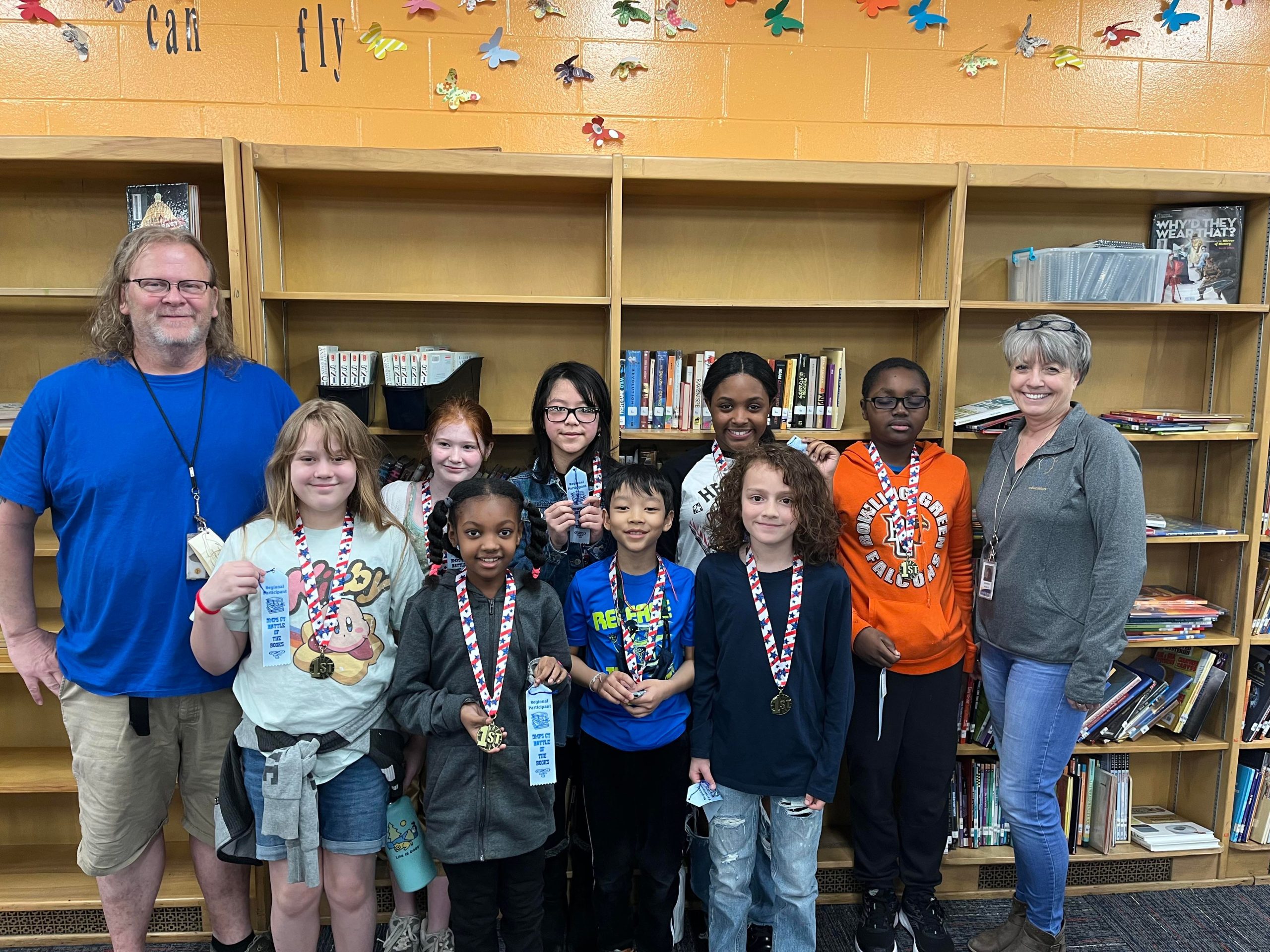 Battle of the Books Winners River Woods Elementary School