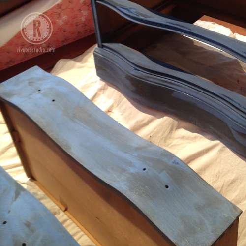 Using untinted Milk Paint base to create your own paint colors