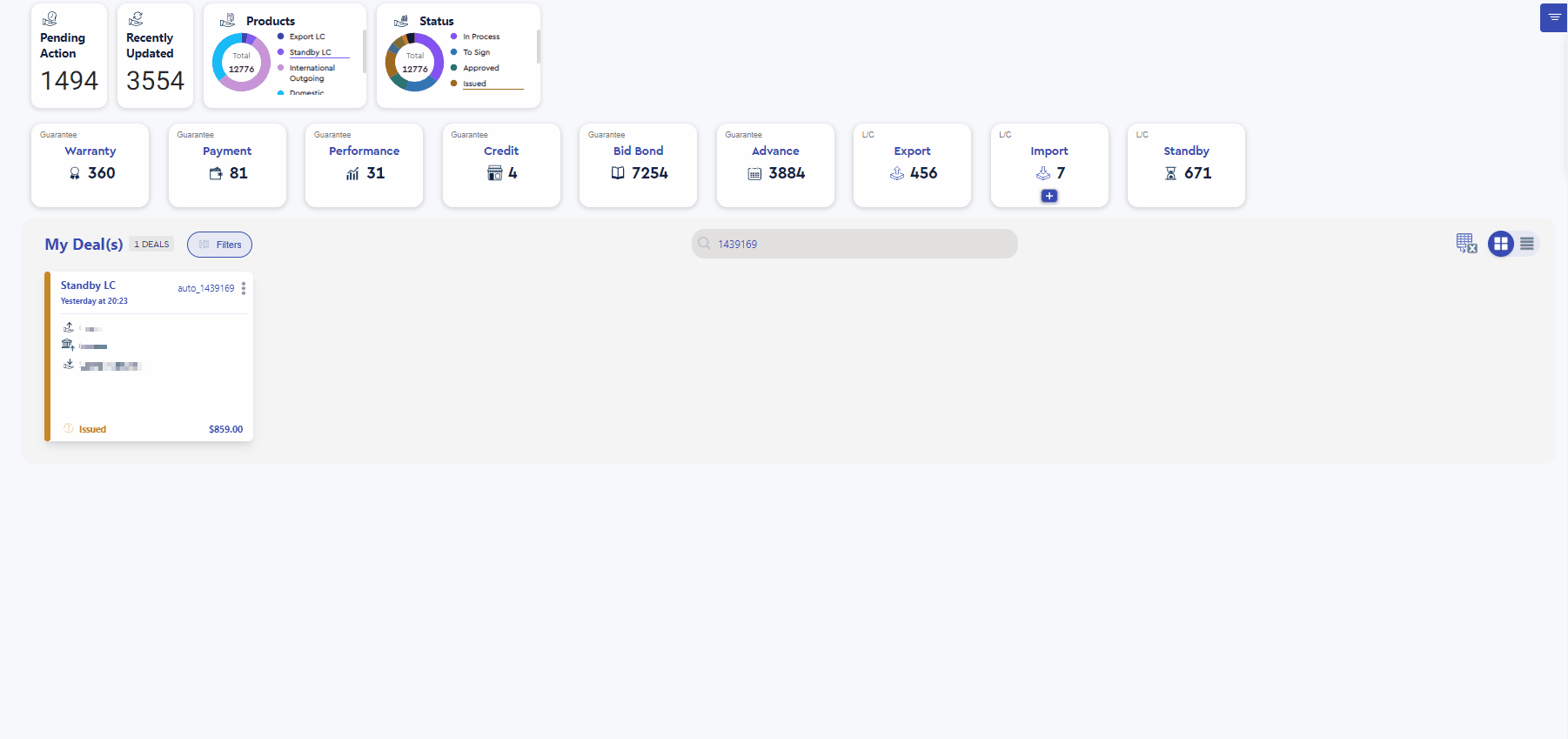 Claim under Standby LC RIVO Help & Support