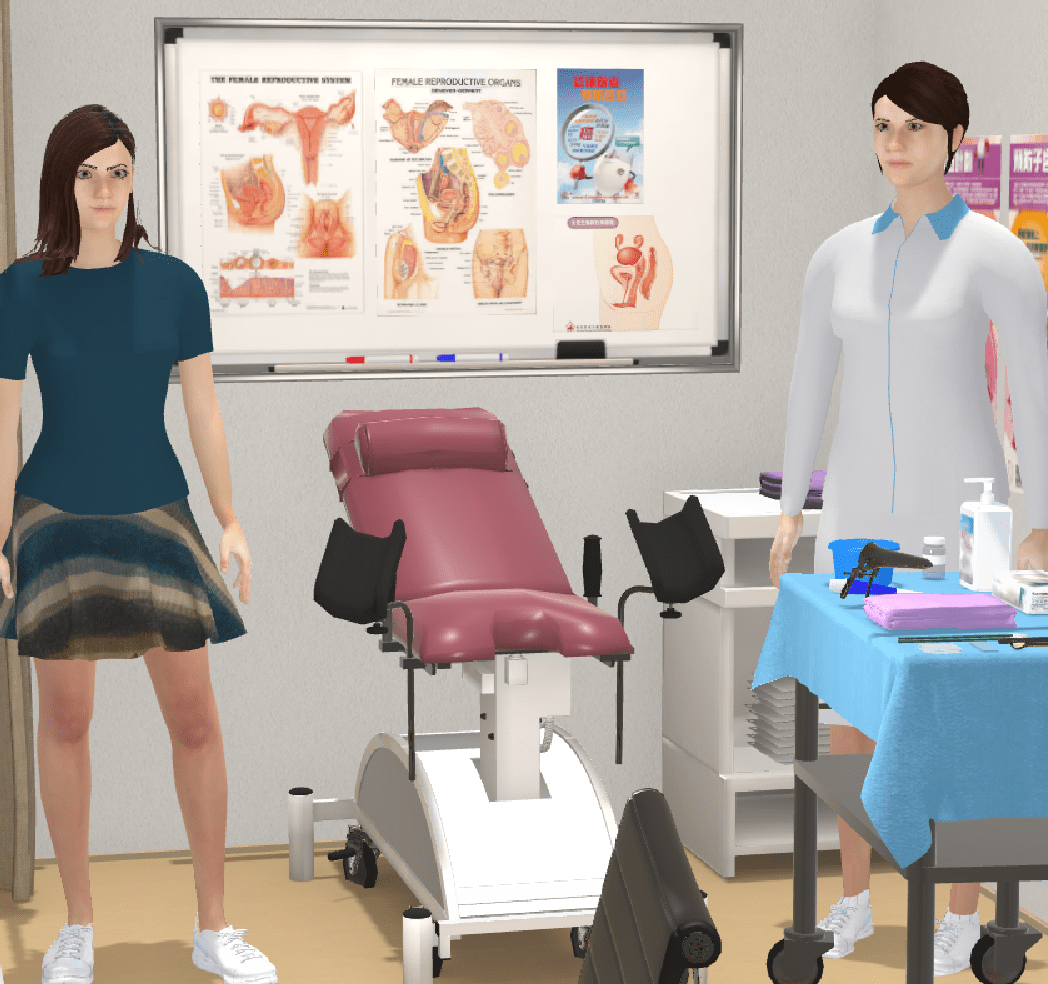 Acquiring Vaginal Examination Skills using a Virtual Reality Training