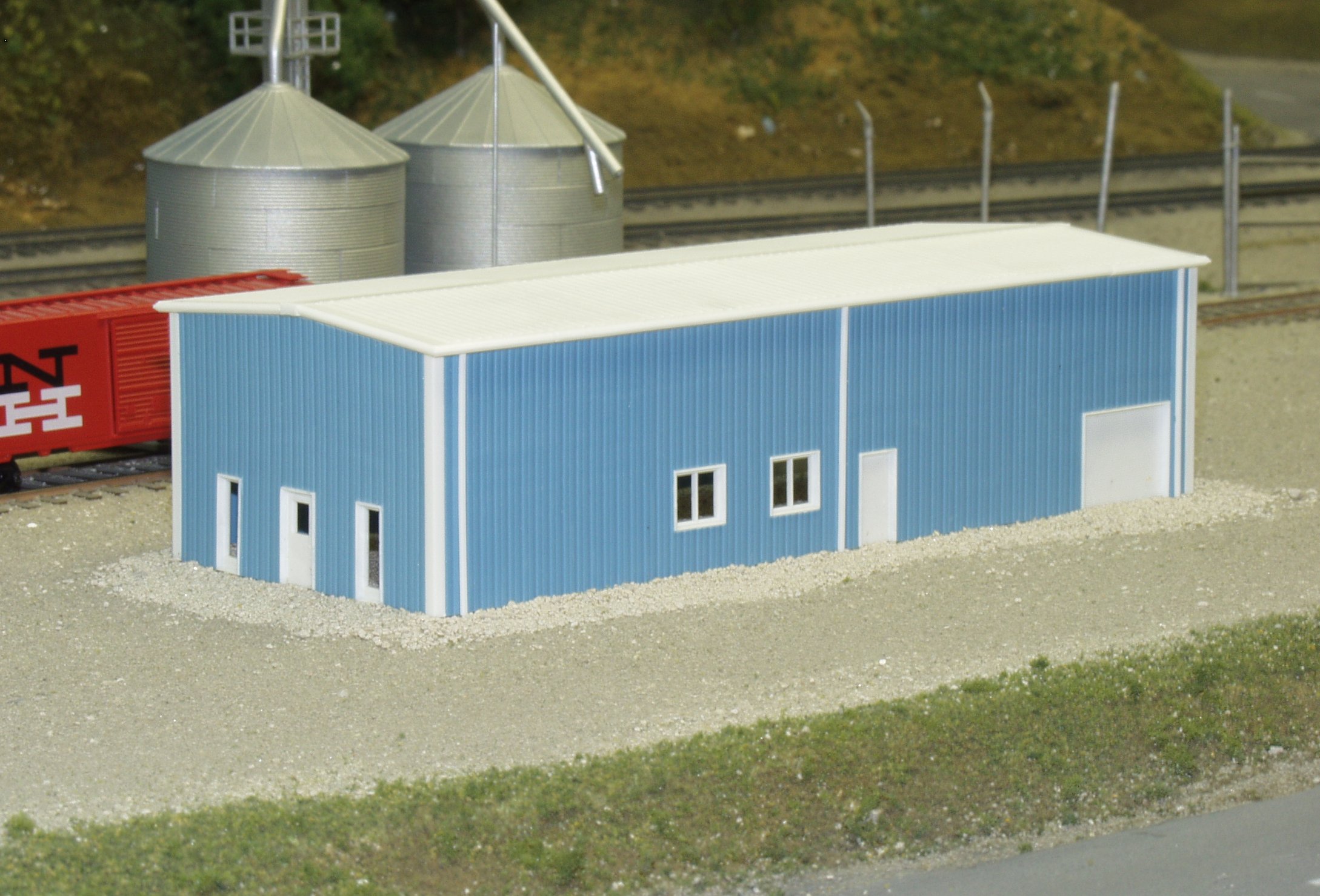 Prefab Warehouse N Scale Rix Products Inc.