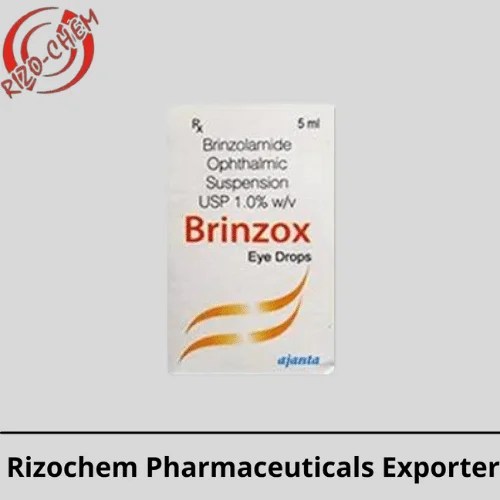 Brinzolamide 1 percent Eye Drop BrinzoxT Rizochem Pharmaceuticals