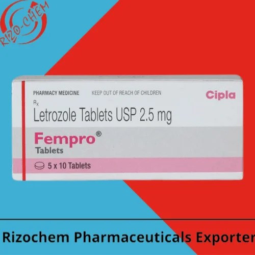 Letrozole Tablets 2.5mg Fempro Rizochem Pharmaceuticals