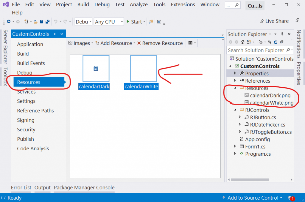 Custom DateTimePicker Custom controls WinForm C RJ Code Advance