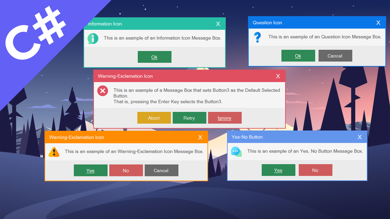 GitHub RJCodeAdvance/CustomMessageBox Custom Message Box C