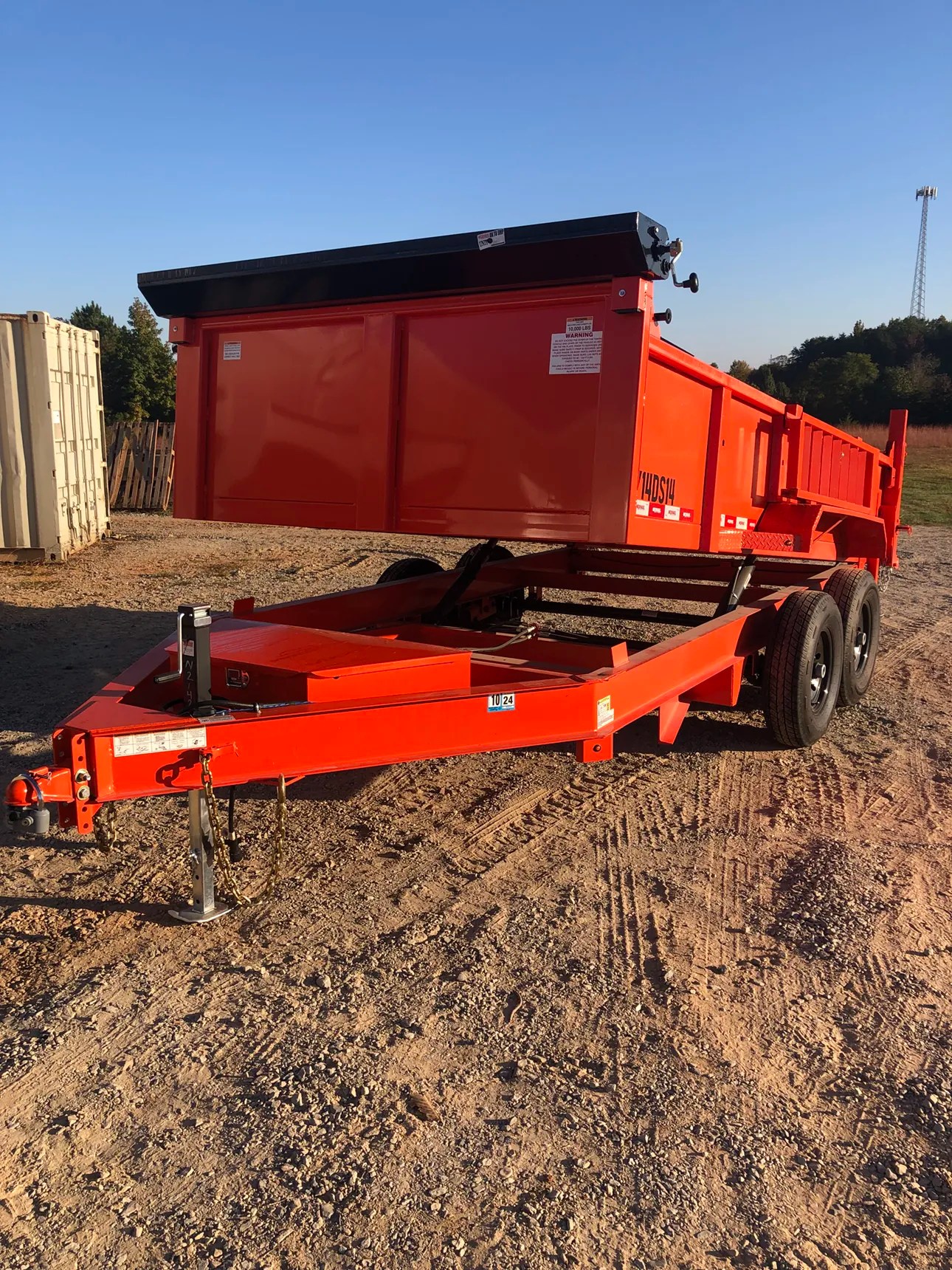 Tandem Axle 14' Dump Trailer R&J Tool Rental