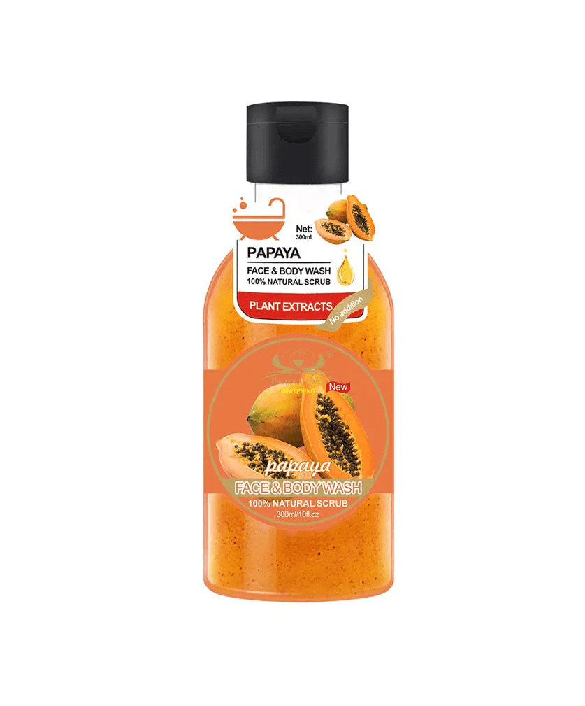 PAPAYA Face & Body WASH 300ml IMPORTED RK ESSENTIALS