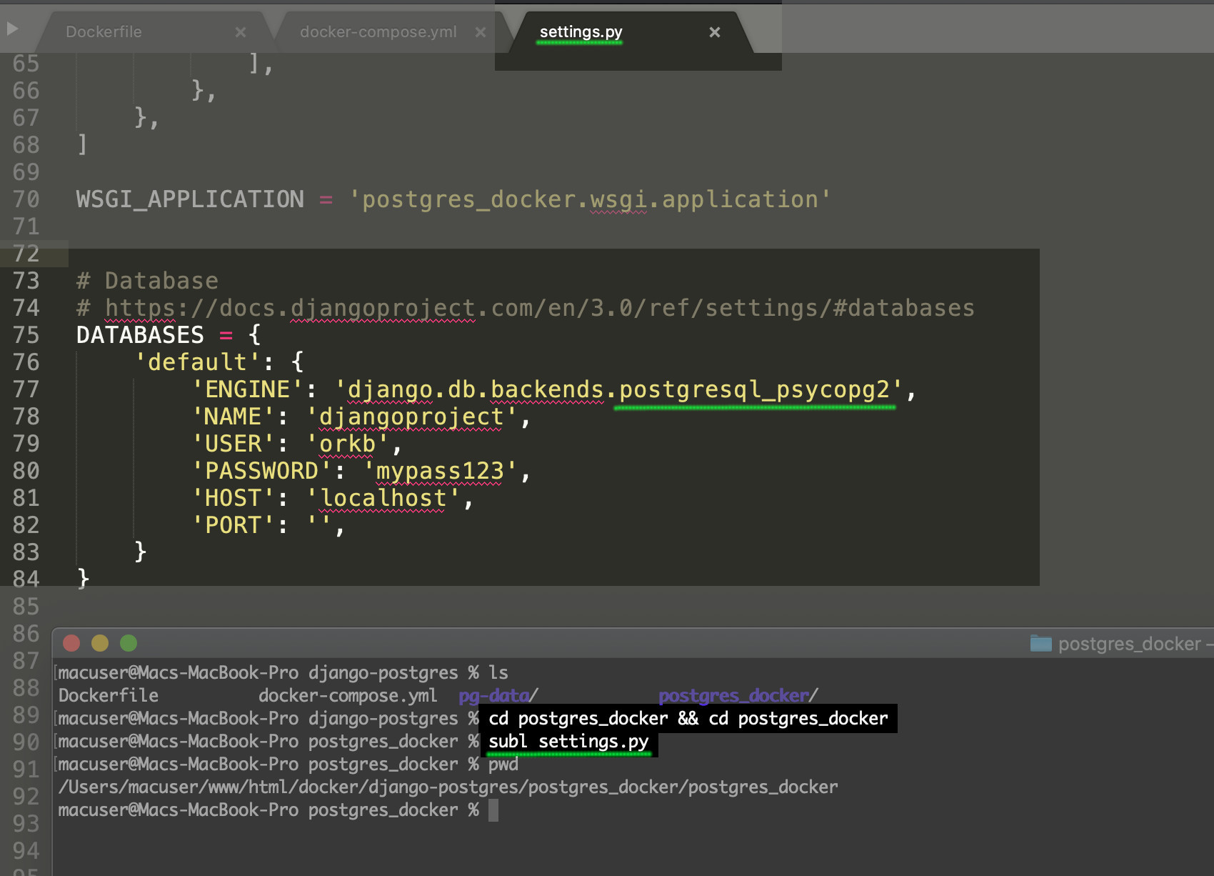 How To Change The Database Engine That Django Uses