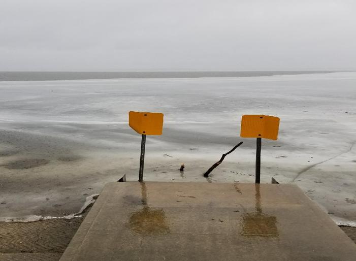 thin ice Rock Koshkonong Lake District