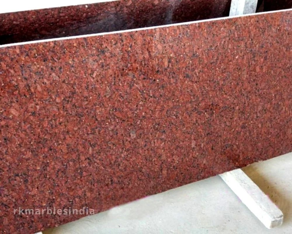 Ruby red Granite Red Granite range Slab for sale at Rk Marbles India