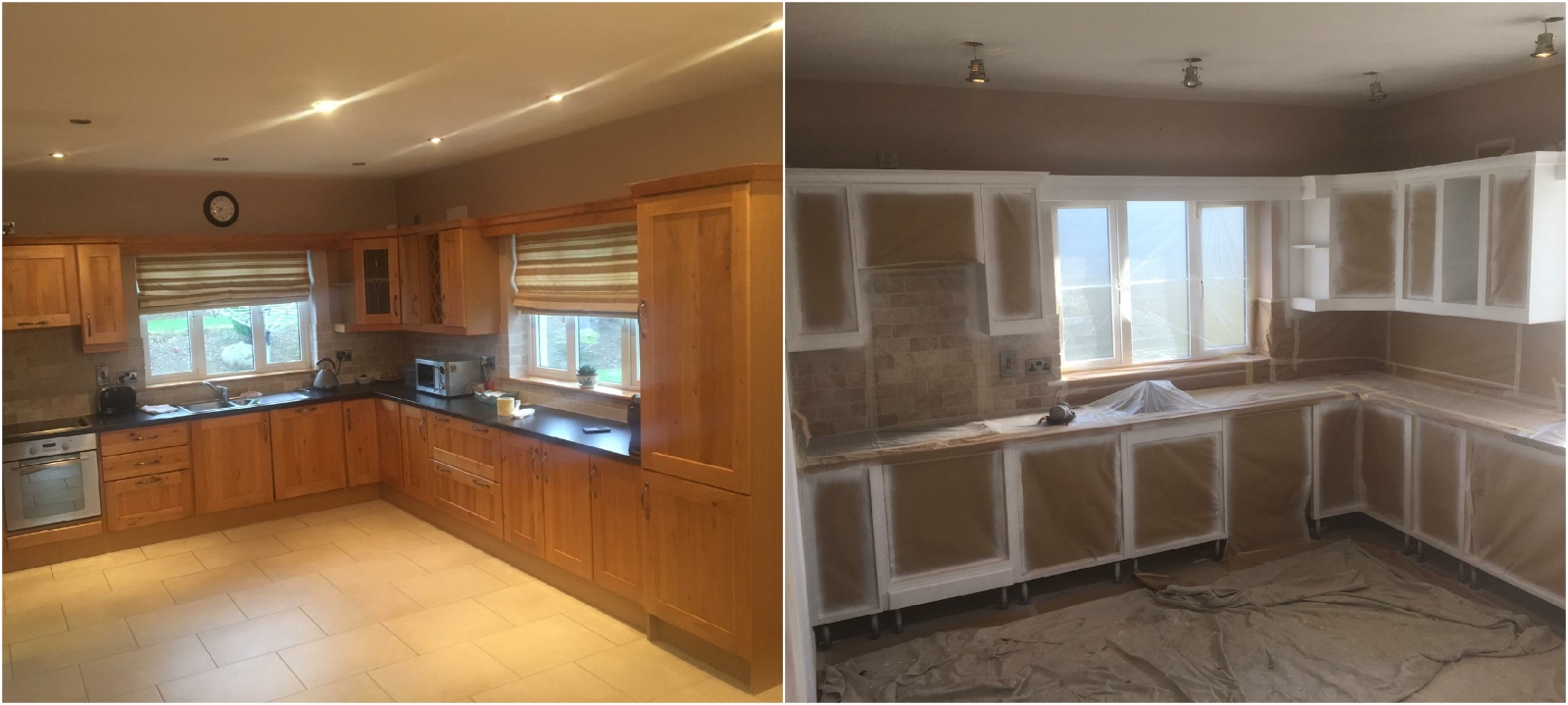 Kitchen Respray Services Live Project