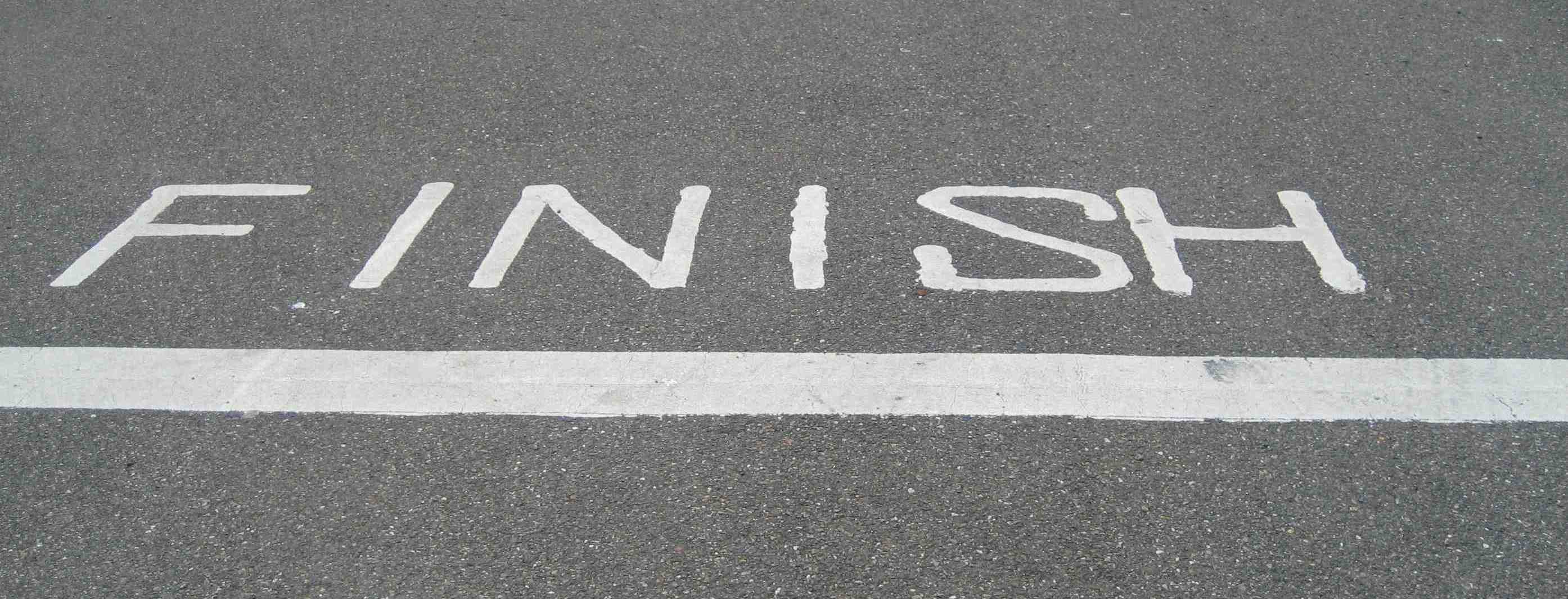 finish line Rachel L. Miller