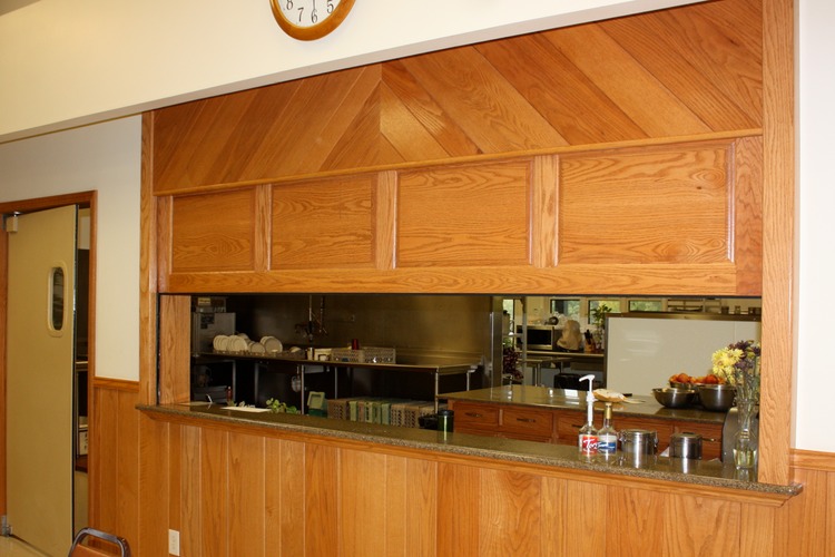 Custom Built Serving Window RLS Woodwork Llc Custom Furniture