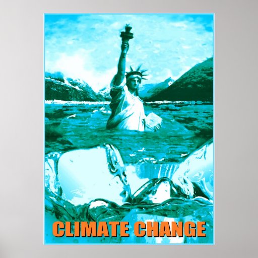 Climate Change Environmental Poster Print Zazzle