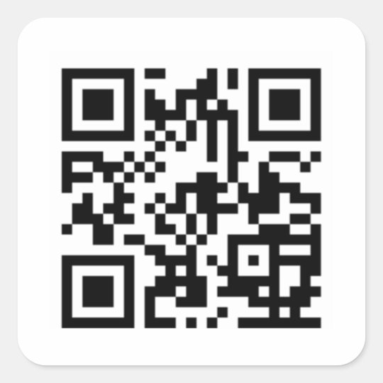 Custom QR Code Stickers Zazzle