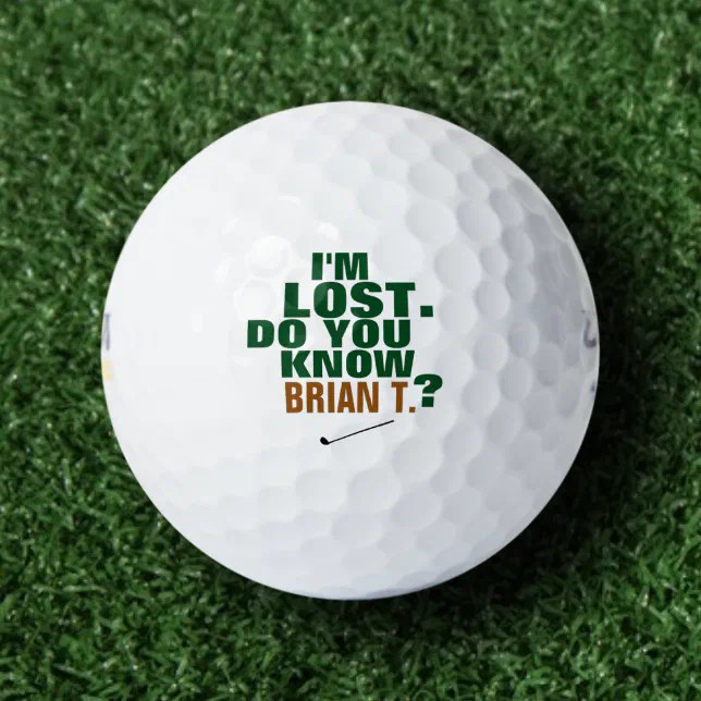 golfer lostball golf balls Zazzle