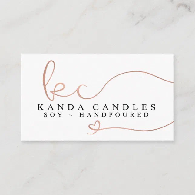 Kanda Candles Business Card Zazzle