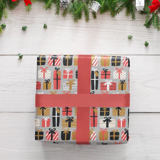 Modern Cute Gift Wrapping Paper Sheets Zazzle