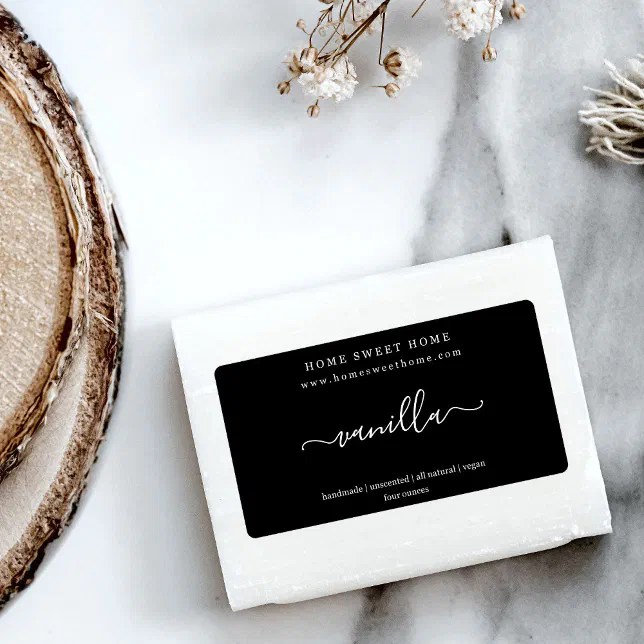 Personalized Soap or Candle Sticker Zazzle