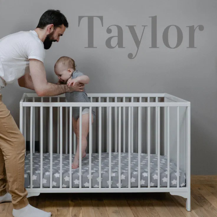 Trendy Formal Name Gray Wall Decal Zazzle